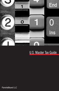 2010 U.S. Master Tax Guide Cover