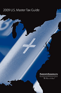 2009 U.S. Master Tax Guide Cover